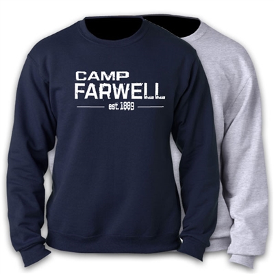 CAMP FARWELL OFFICIAL CREW SWEATSHIRT