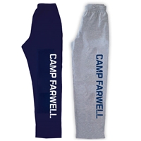 CAMP FARWELL OPEN BOTTOM SWEATPANTS WITH POCKETS