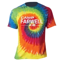 CAMP FARWELL SWIRL TIE DYE TEE