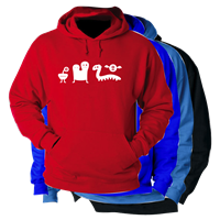 FUN CREATURES HOODED SWEATSHIRT