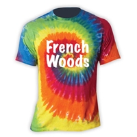 FRENCH WOODS SWIRL TIE DYE TEE