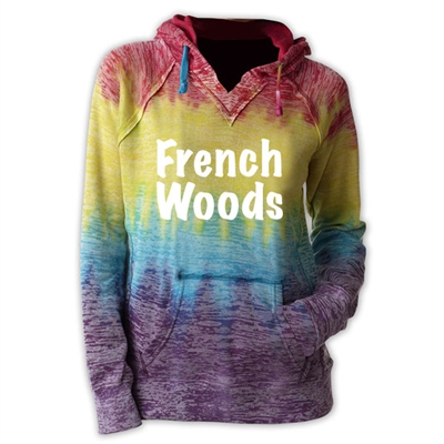 FRENCH WOODS COURTNEY BURNOUT V-NOTCH SWEATSHIRT