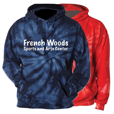 FRENCH WOODS SPORTS & ARTS TIE DYE SWEATSHIRT