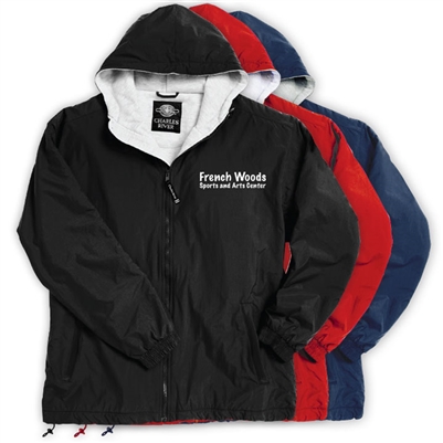 FRENCH WOODS SPORTS & ARTS FULL ZIP JACKET WITH HOOD