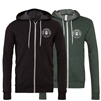 GREEN LANE UNISEX FLEECE FULL ZIP HOODED SWEATSHIRT