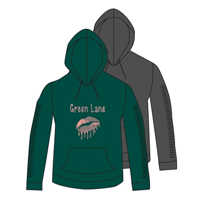 GREEN LANE FULL SLEEVE SNIP HOODY CUT BY ALI & JOE