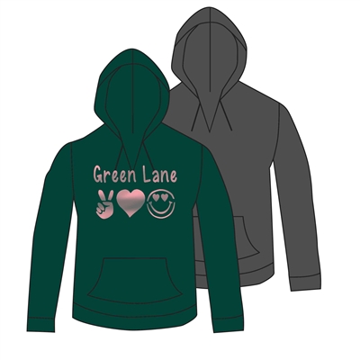 GREEN LANE V-NOTCH HOODY CUT BY ALI & JOE