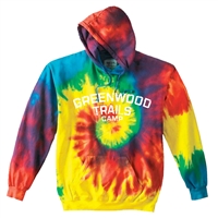 GREENWOOD TRAILS SWIRL TIE DYE SWEATSHIRT