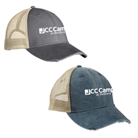 JCC CAMPS OLLIE DISTRESSED HAT
