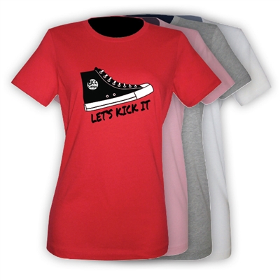 JCC CAMPS <u><b>At Medford</b></u> SNEAKER GIRLS FITTED TEE