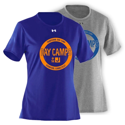 JCC STAMFORD DAY CAMP LADIES UNDER ARMOUR TEE