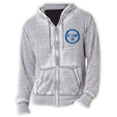 JCC STAMFORD DAY CAMP UNISEX BURNOUT HOODY