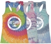 JCC STAMFORD DAY CAMP TIE-DYE LADIES RACERBACK TANK