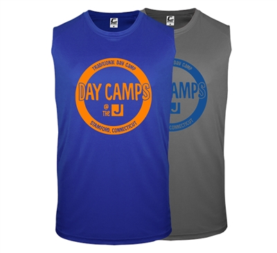 JCC STAMFORD DAY CAMP PERFORMANCE SLEEVELESS TEE