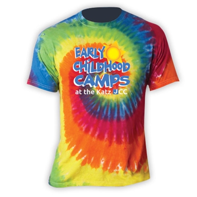 JCC EARLY CHILDHOOD CAMPS SWIRL TIE DYE TEE