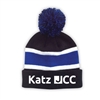 JCC EARLY CHILDHOOD CENTER STRIPED BEANIE WITH POM