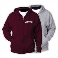 KENTS HILL FULL ZIP HOODED SWEATSHIRT