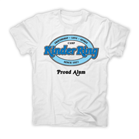 KINDER RING PROUD ALUM OFFICIAL CAMP TEE