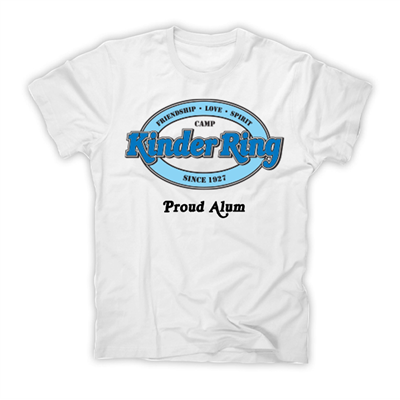 KINDER RING PROUD ALUM OFFICIAL CAMP TEE