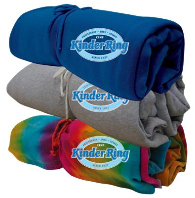 KINDER RING SWEATSHIRT BLANKET