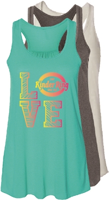 KINDER RING CUSTOM FLOWY RACERBACK  TANK