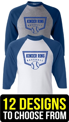 KINDER RING CHOOSE YOUR SPORT 3/4 RAGLAN TEE