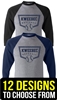 KWEEBEC CHOOSE YOUR SPORT 3/4 RAGLAN TEE