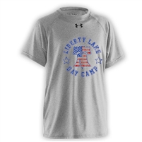 LIBERTY LAKE DAY CAMP OFFICIAL UNDER ARMOUR TEE