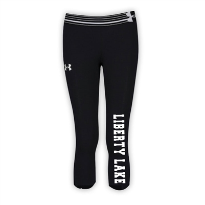 LIBERTY LAKE DAY CAMP GIRLS UNDER ARMOUR HEAT GEAR ALPHA CAPRI