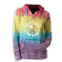 LIBERTY LAKE DAY CAMP COURTNEY BURNOUT V-NOTCH SWEATSHIRT