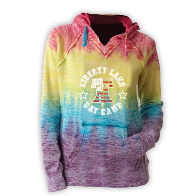 LIBERTY LAKE DAY CAMP COURTNEY BURNOUT V-NOTCH SWEATSHIRT