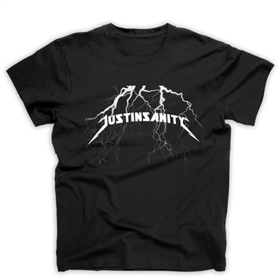 JUSTINSANITY - METALLICA TEE <br> Proceeds support the Leukemia & Lymphoma Society