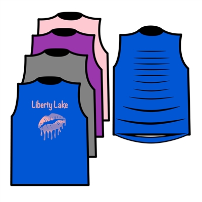 LIBERTY LAKE MUSCLE WITH RIBBON BACK TEE BY ALI & JOE