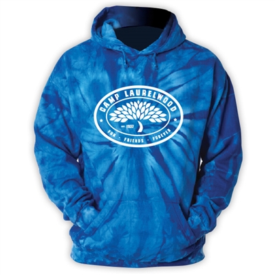 LAURELWOOD ROYAL TIE DYE SWEATSHIRT