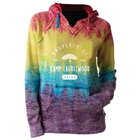 LAURELWOOD COURTNEY BURNOUT V-NOTCH SWEATSHIRT