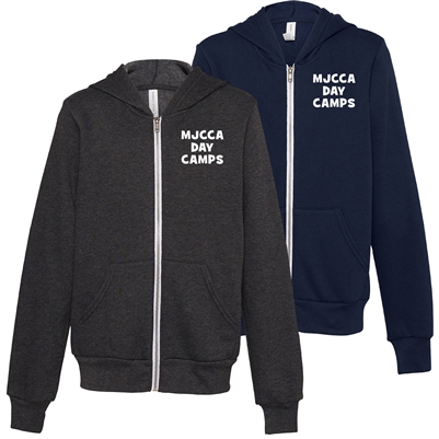 MJCCA DAY CAMPS <u><b>Marcus JCC of Atlanta</b></u> FLEECE FULL ZIP HOODED SWEATSHIRT