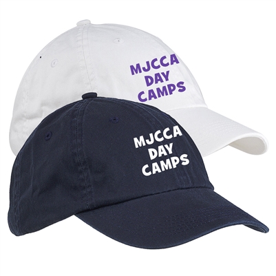 MJCCA DAY CAMPS <u><b>Marcus JCC of Atlanta</b></u> WASHED TWILL LOW-PROFILE CAP