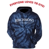 BIRCHMONT NAVY TIE DYE SWEATSHIRT