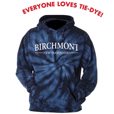 BIRCHMONT NAVY TIE DYE SWEATSHIRT