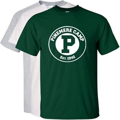 PINEMERE OFFICIAL CIRCLE LOGO CAMP TEE