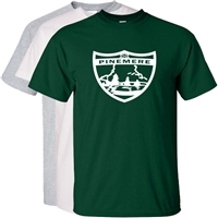 PINEMERE OFFICIAL SHEILD LOGO CAMP TEE