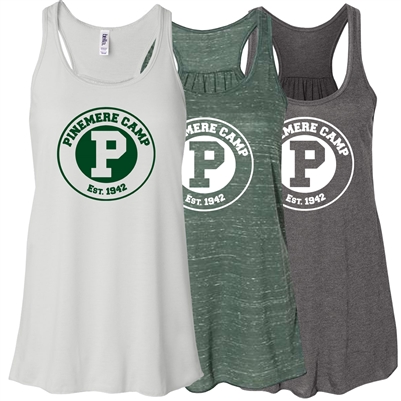 PINEMERE LADIES FLOWY RACERBACK TANK