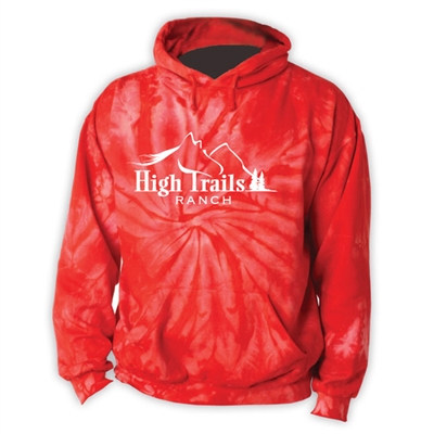 SANBORN HIGH TRAILS RED TIE DYE SWEATSHIRT