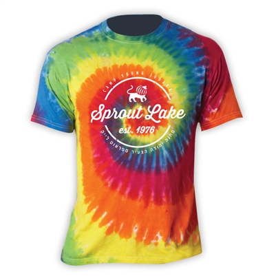 SPROUT LAKE  SWIRL TIE DYE TEE