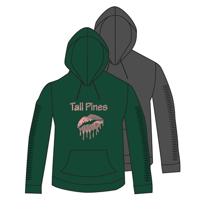 TALL PINES FULL SLEEVE SNIP HOODY CUT BY ALI & JOE