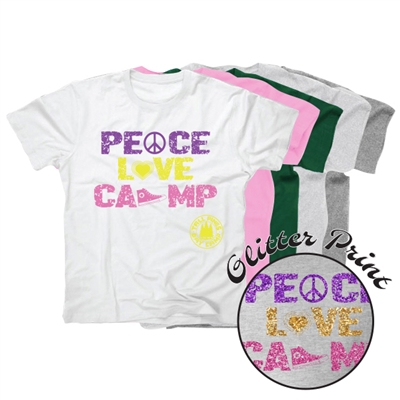 TALL PINES PEACE, LOVE ,CAMP COTTON TEE