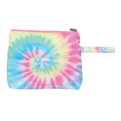 TIE-DYE PRINTED PUFFER WET BAG