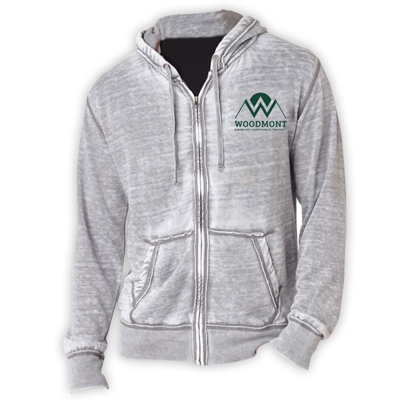 WOODMONT UNISEX BURNOUT HOODY