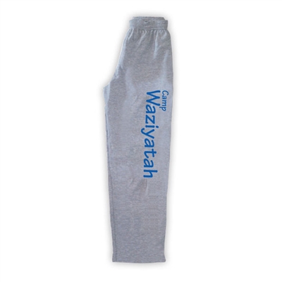 WAZIYATAH OPEN BOTTOM SWEATPANTS WITH POCKETS