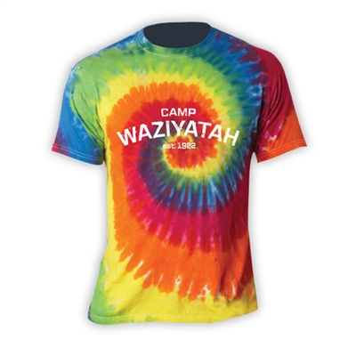 WAZIYATAH SWIRL TIE DYE TEE